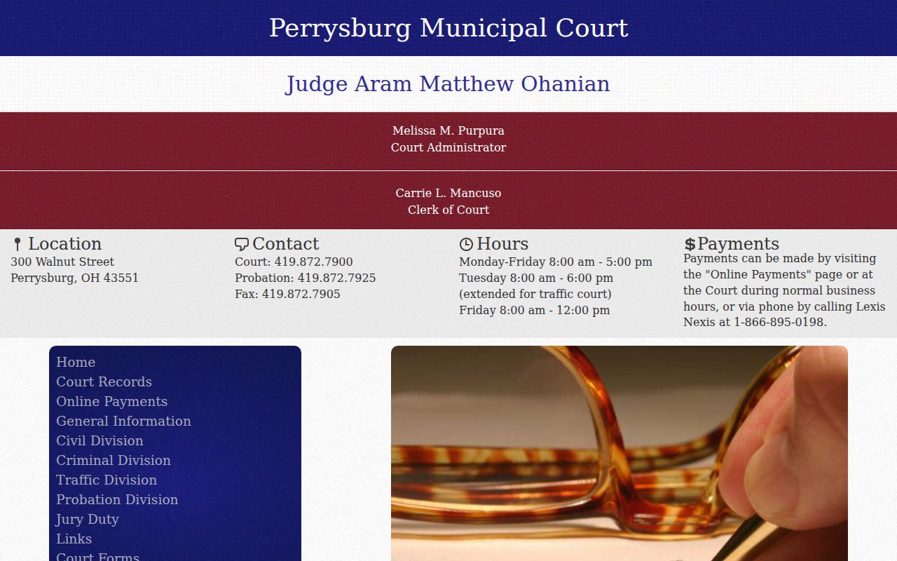 Wood County Perrysburg court docket Civil Division records