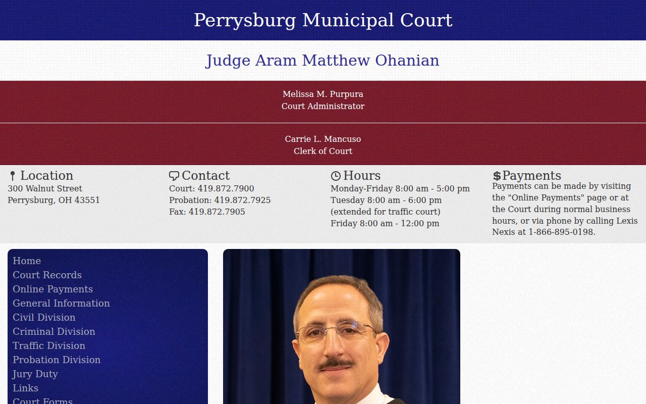Wood County Perrysburg court docket Municipal Court home